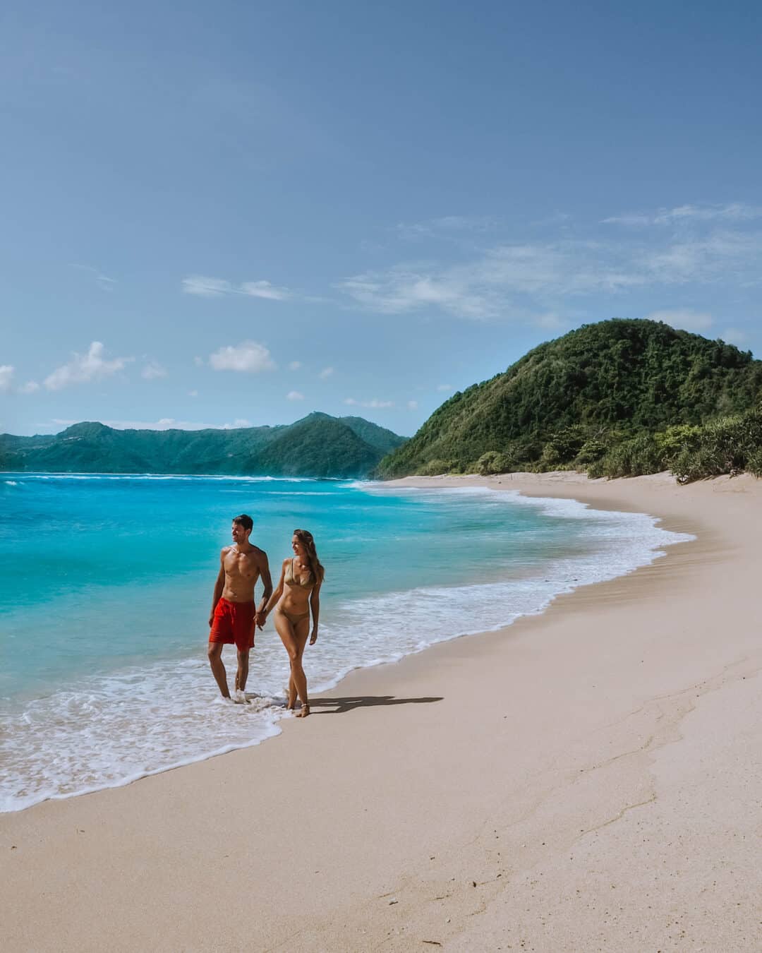 Lombok Mawi Beach Couple