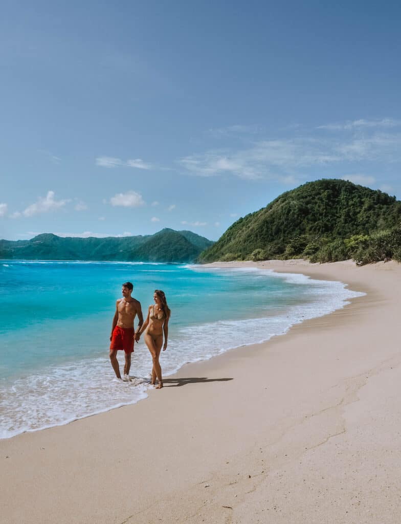 Lombok Mawi Beach Couple