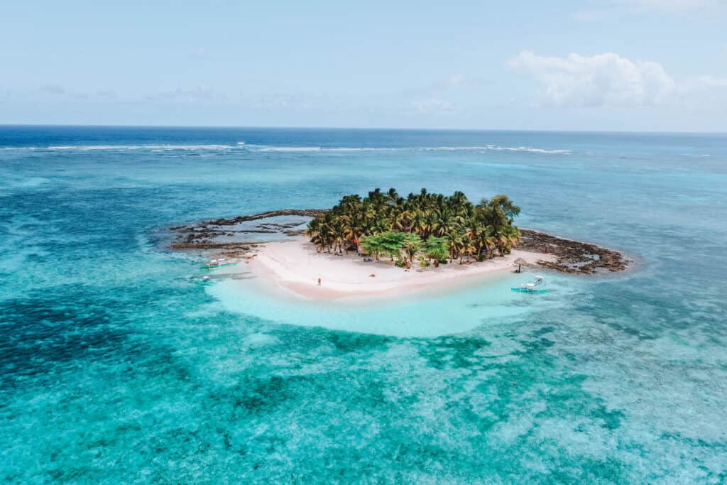 Siargao Island Hopping Guyam Island Drone View