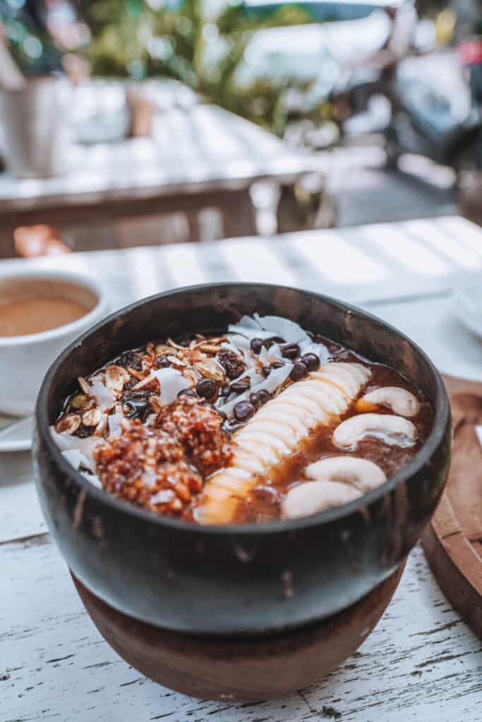 Smoothie Bowl at Cafe Organic Canggu Bali