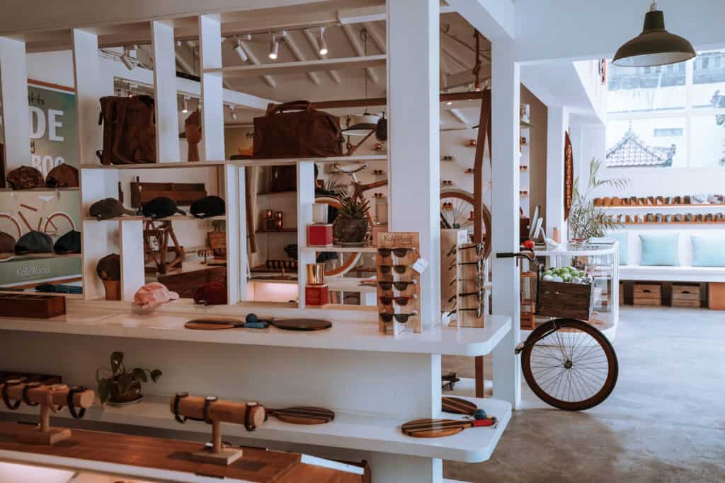 shop interior kate woods canggu