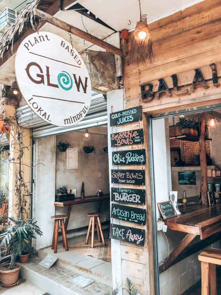 Storefront Glow Juice Box El Nido Philippines