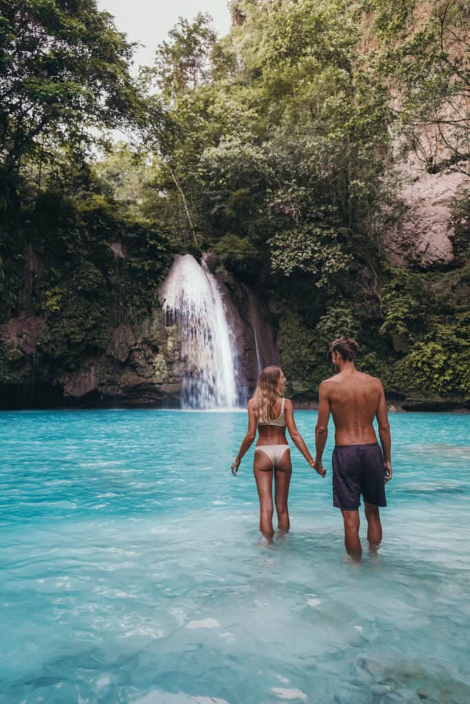 Couple at Kawasan Falls Cebu