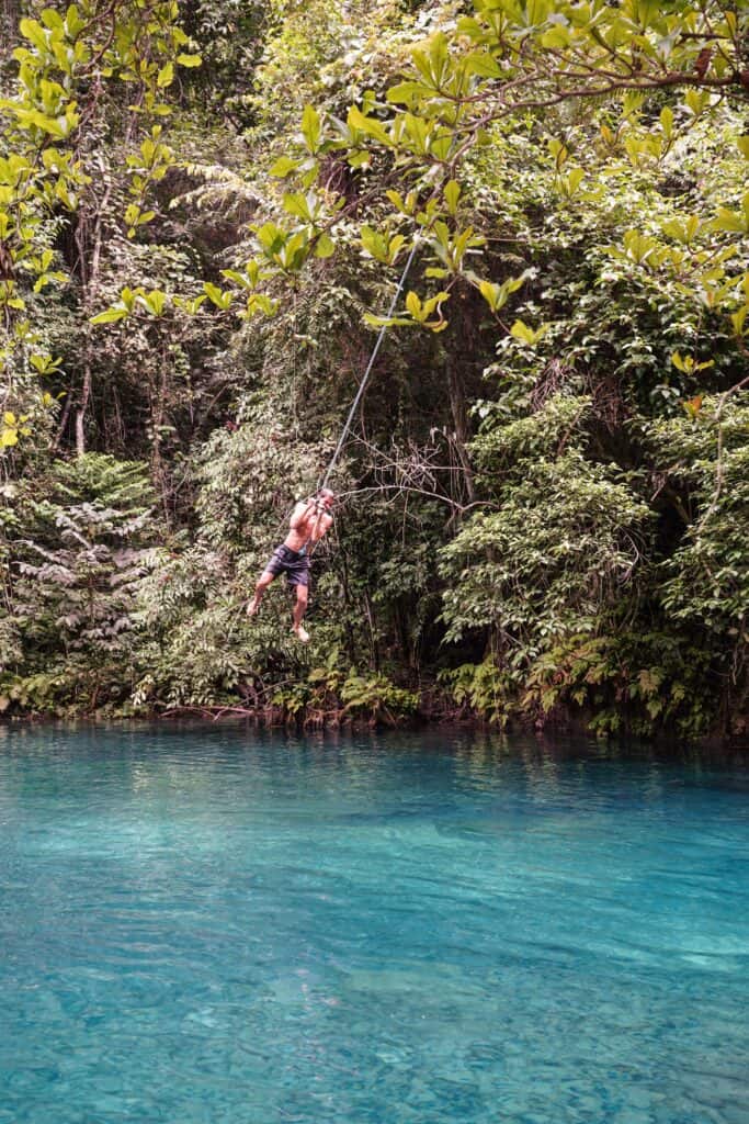 Kawasan falls Cebu Swing Level 3