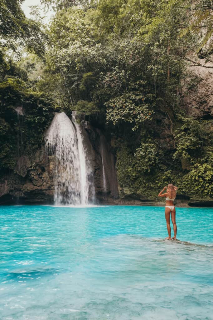 Women at Kawasan Falls Cebu