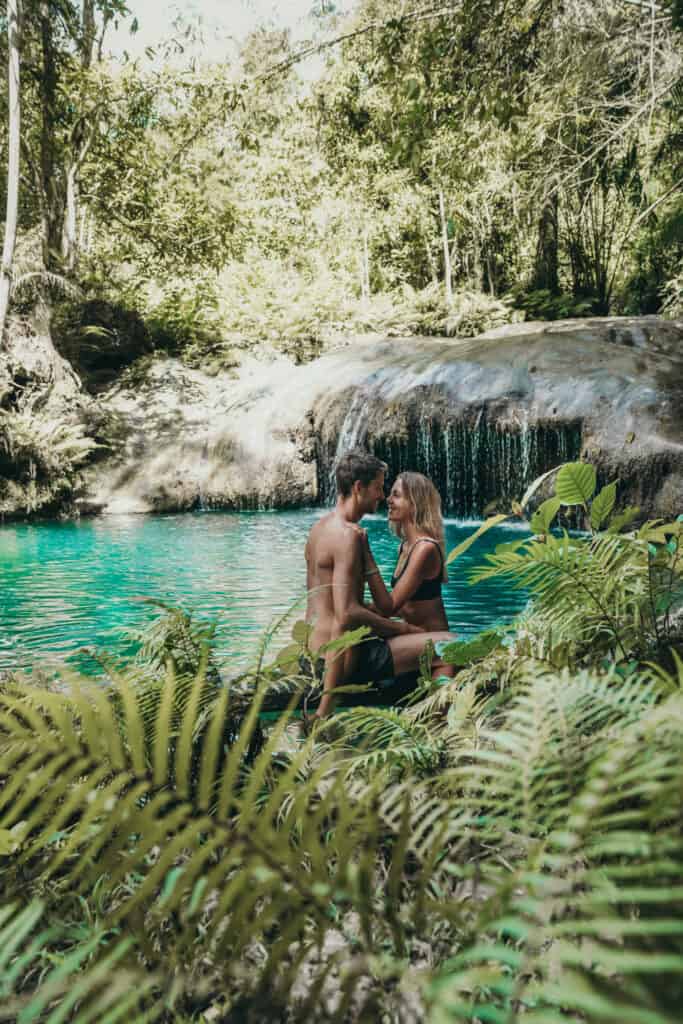 Kawasan Falls Siquijor Couple