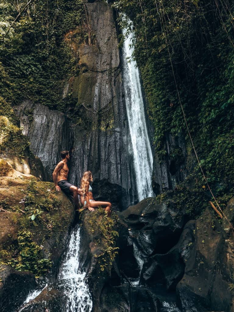 Couple at Kuning Waterfall