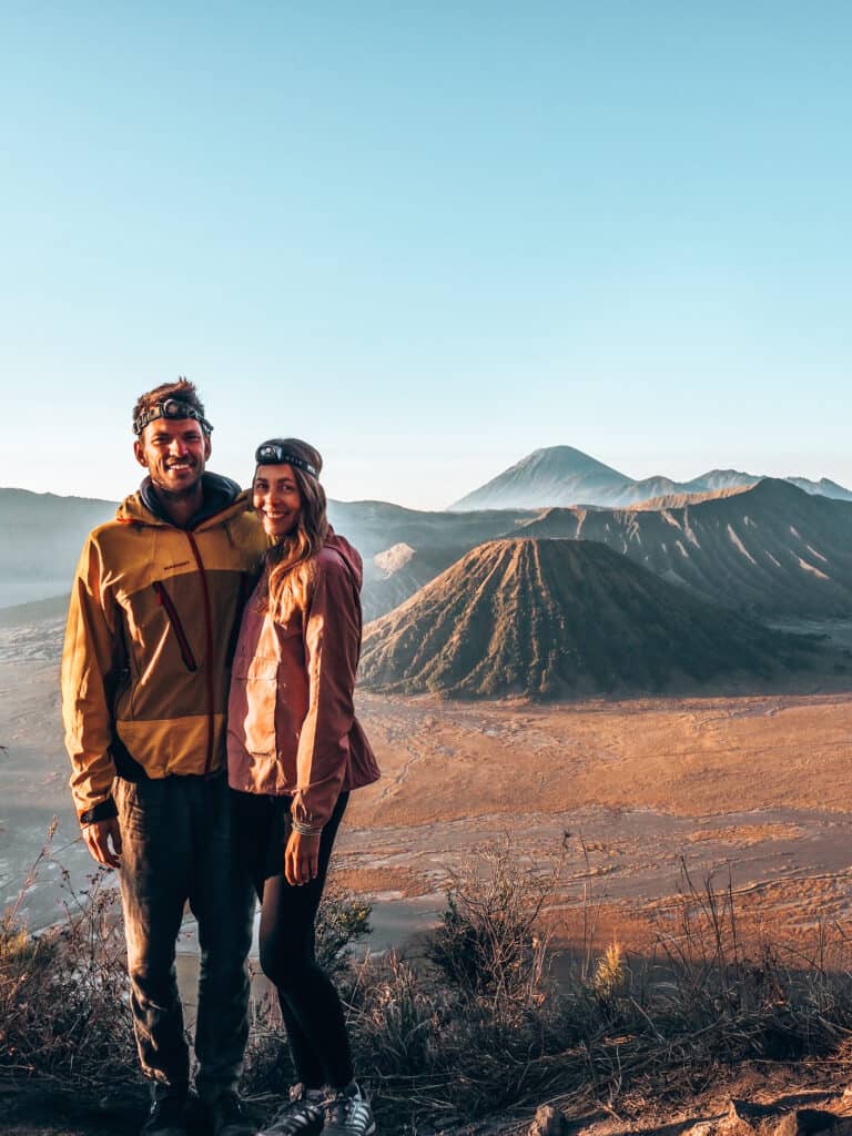 Hiking at Mount Bromo