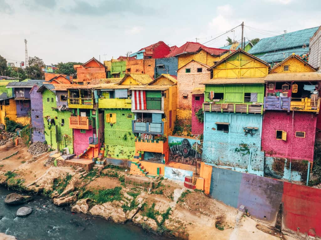 Houses at Rainbow Village Malang