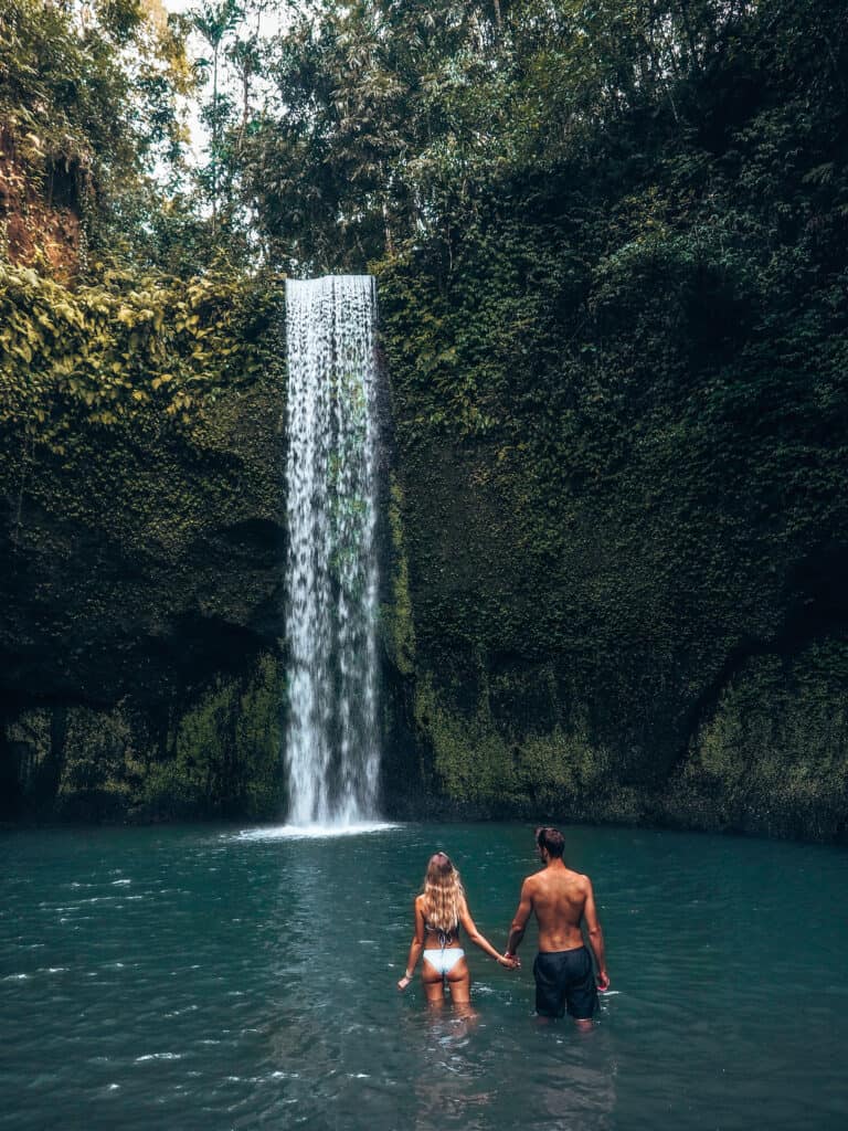 Couple at Tibumana Waterfall