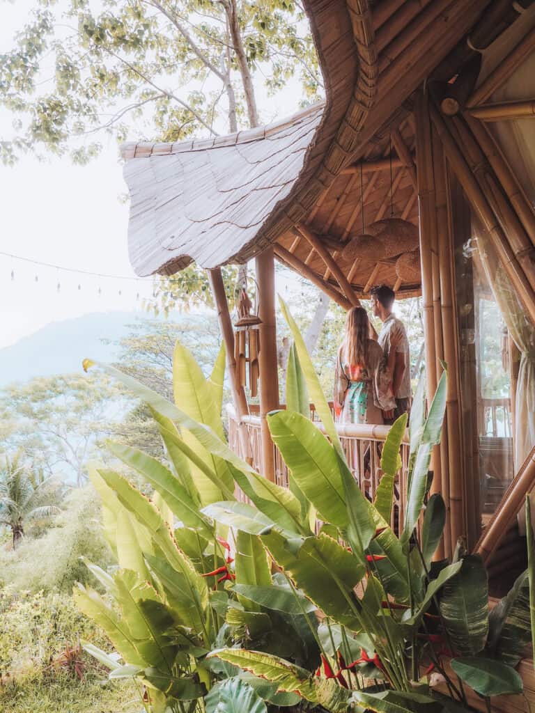 Bali Bird Hills Bamboo House Couple