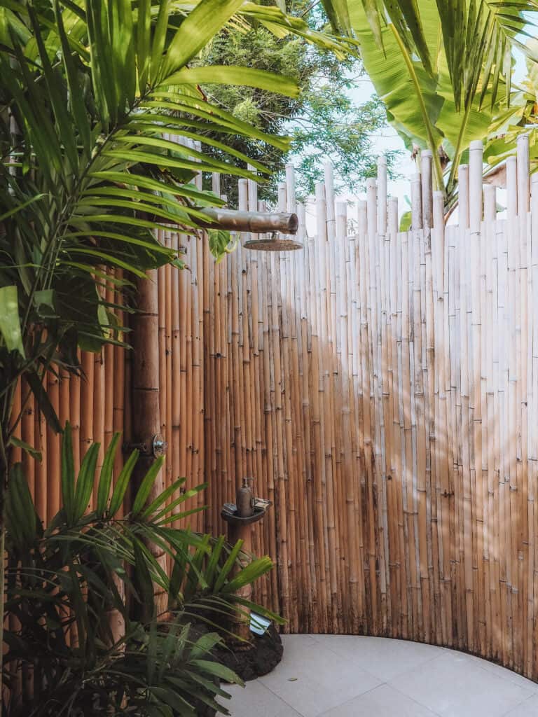 Bali Camaya Bamboo House Shower