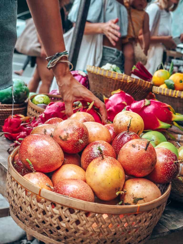 Bali Canggu Sunday Market Fruits