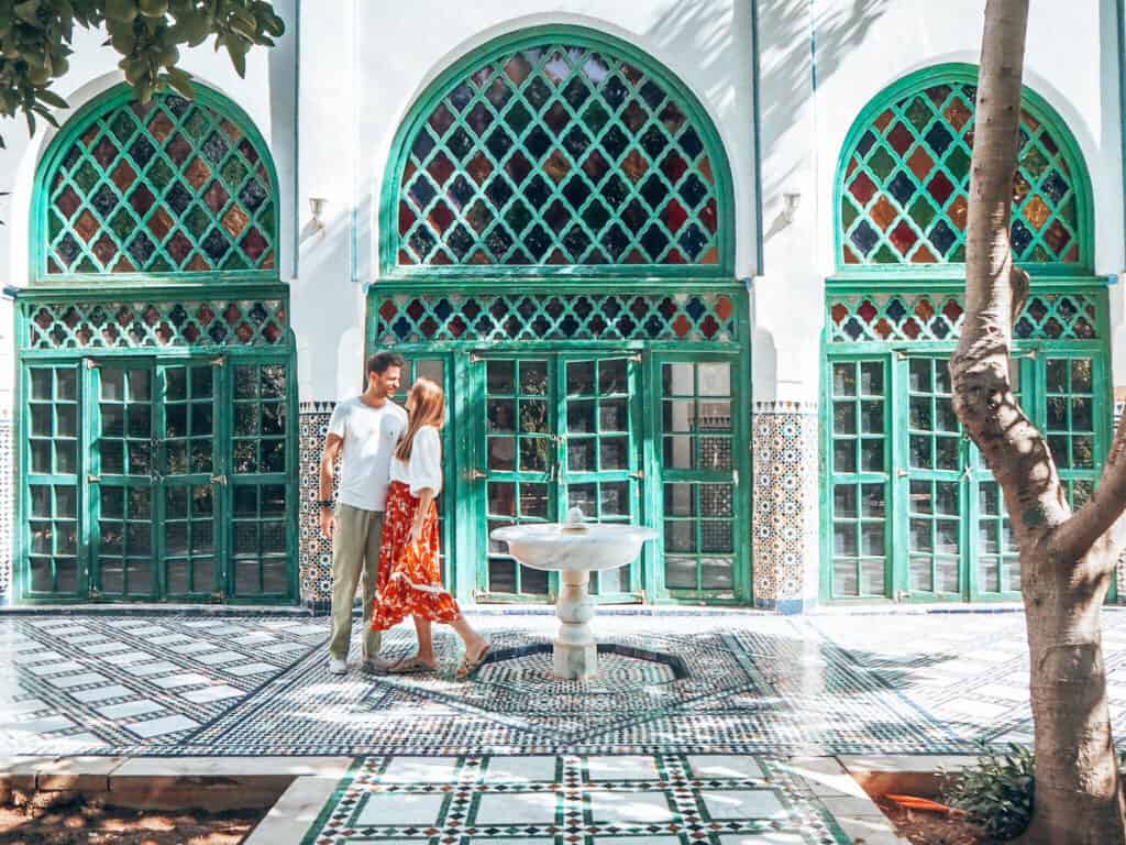 Marrakesh Bahia Palace Couple