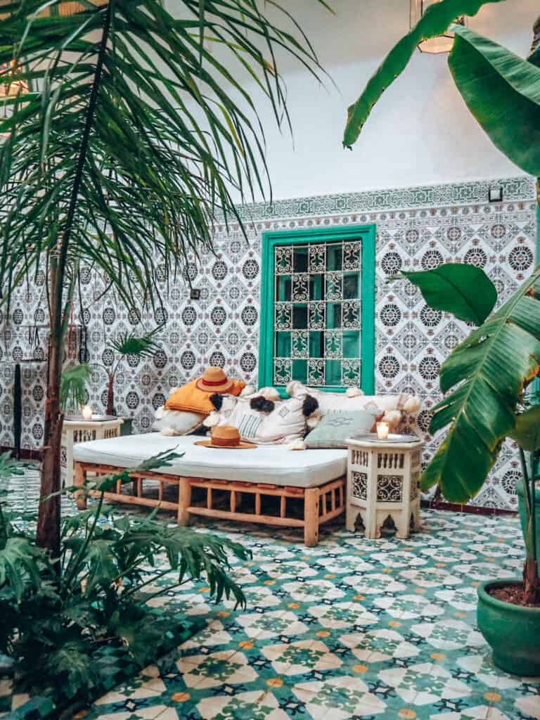 Marrakesh Riad BE Seating Area