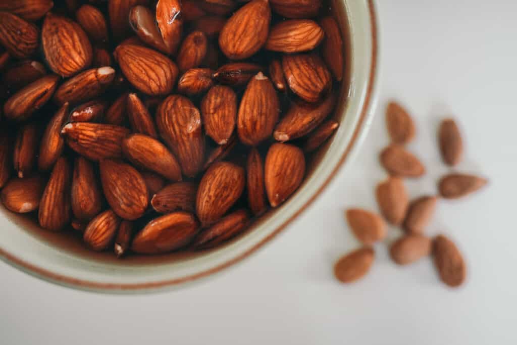 Cup Soaking Almonds