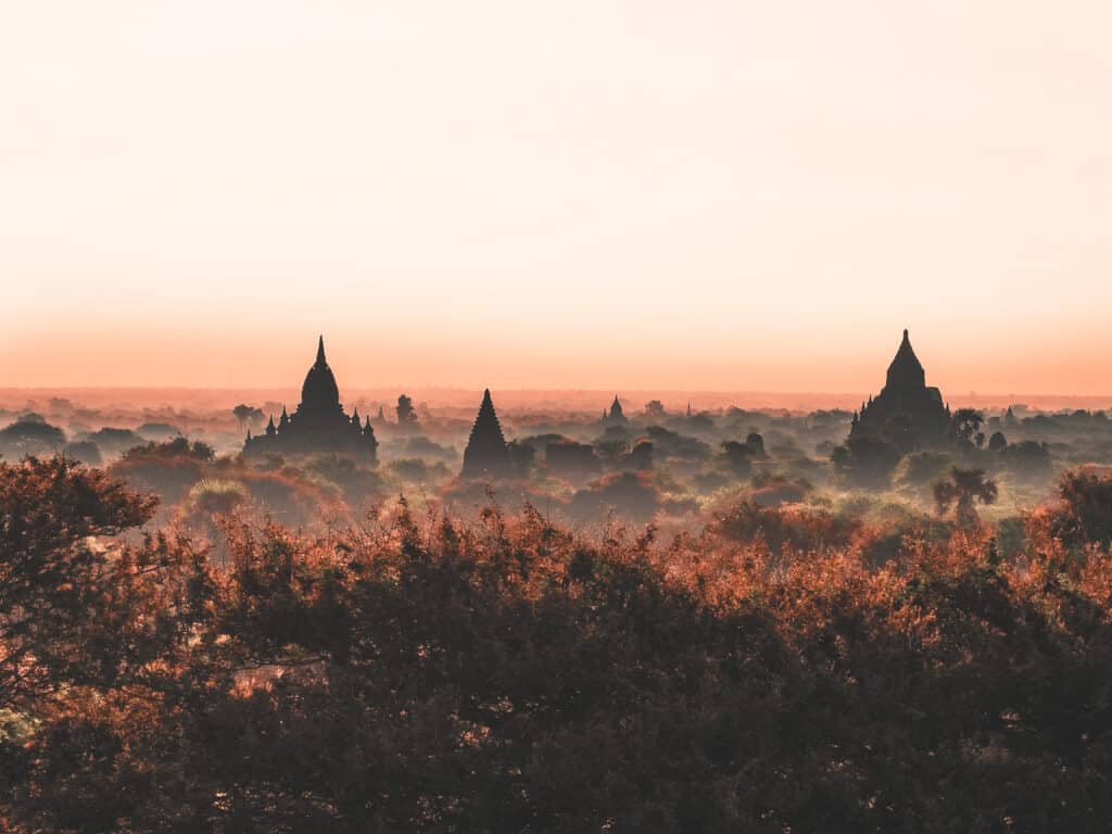 Sunset Bagan Myanmar