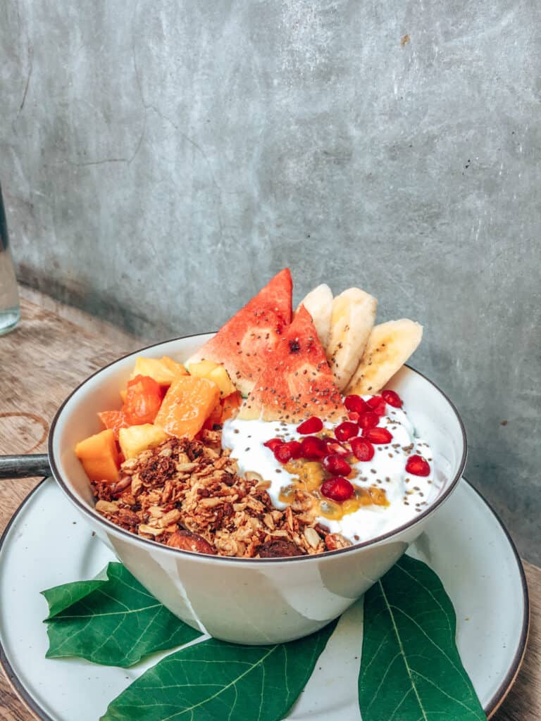 Ceylon Sliders breakfast muesli bowl