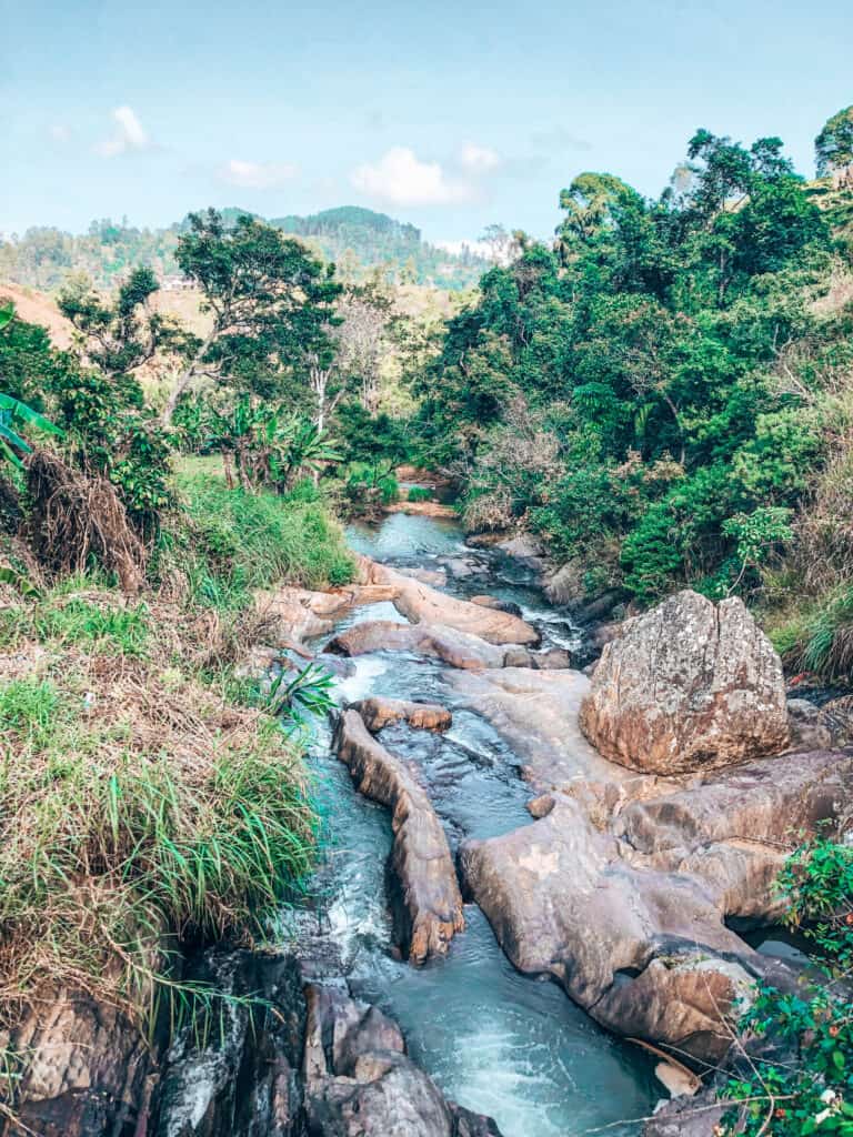 River on the way to Ella Rock Sri Lanka