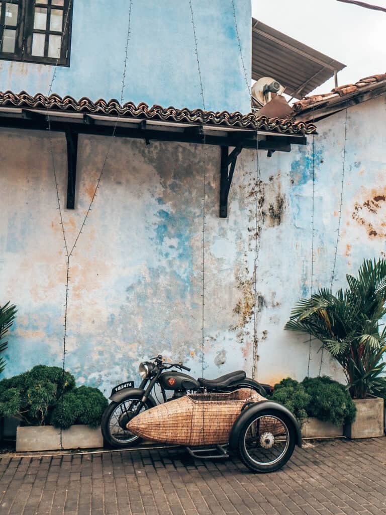 Galle Fort Antique motorbike