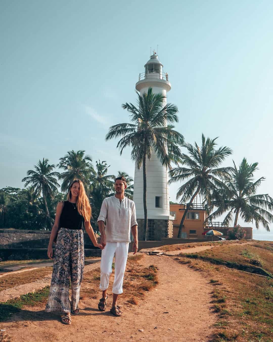 Galle Fort Lighthouse Couple