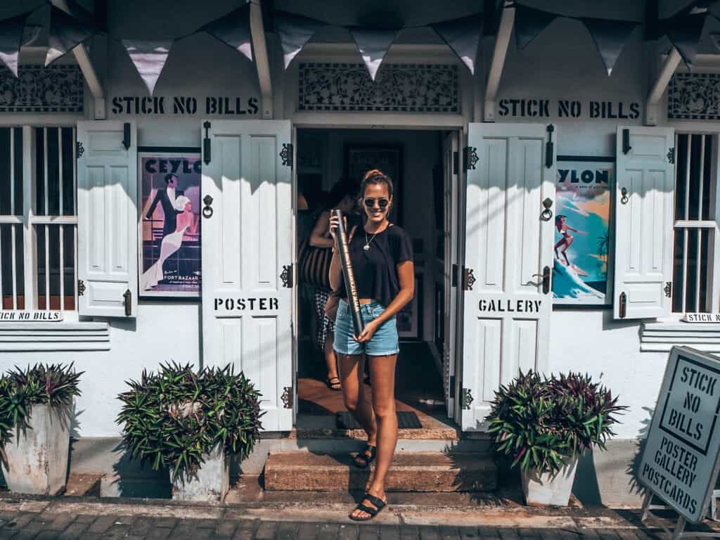 Stick No Bills store Galle Fort