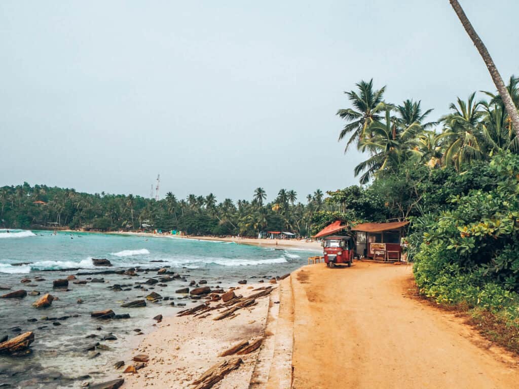 Hiriketiya Beach Tuk Tuk