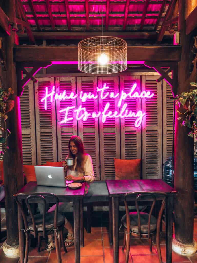 Seating Area Rosies Cafe Hoi An