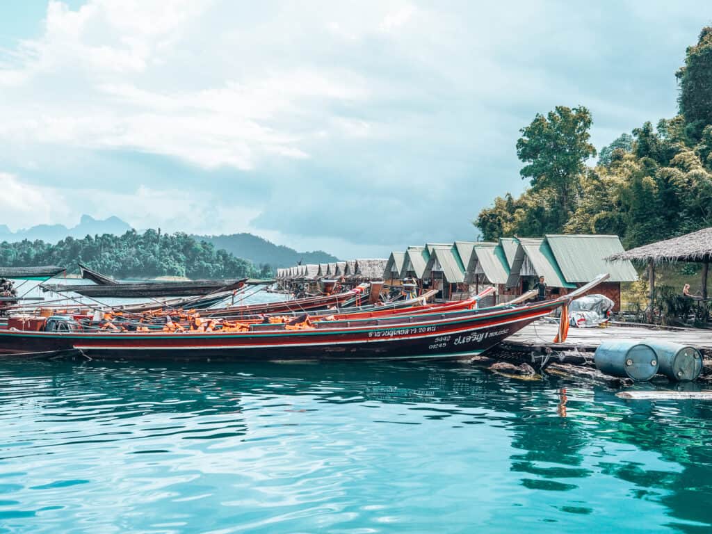 Khao Sok National Park Longtail boats