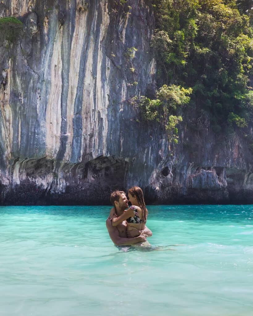 Koh Hong Island Beach krabi Couple in Water