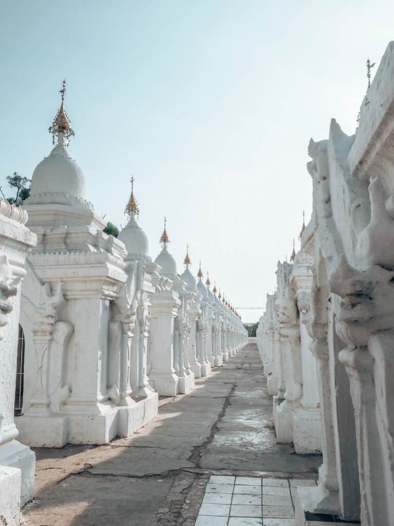 Kuthodaw Pagoda Mandalay Myanmar