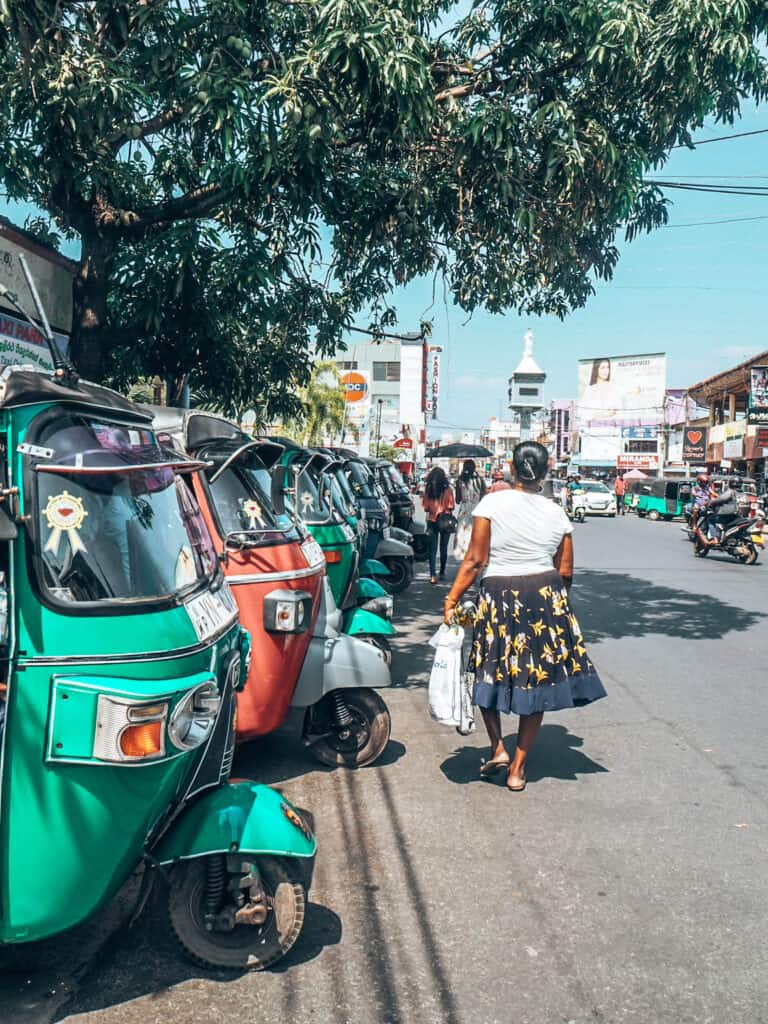 Tuk Tuk in Negombo Sri Lanka