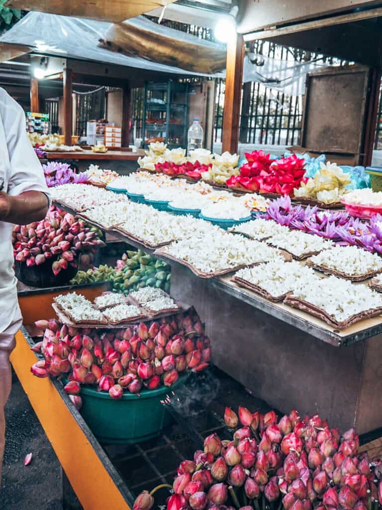 Flowers for ceremony Sri Lanka