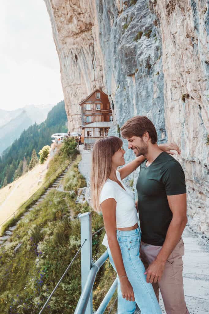 Switzerland Appenzell Aescher Couple