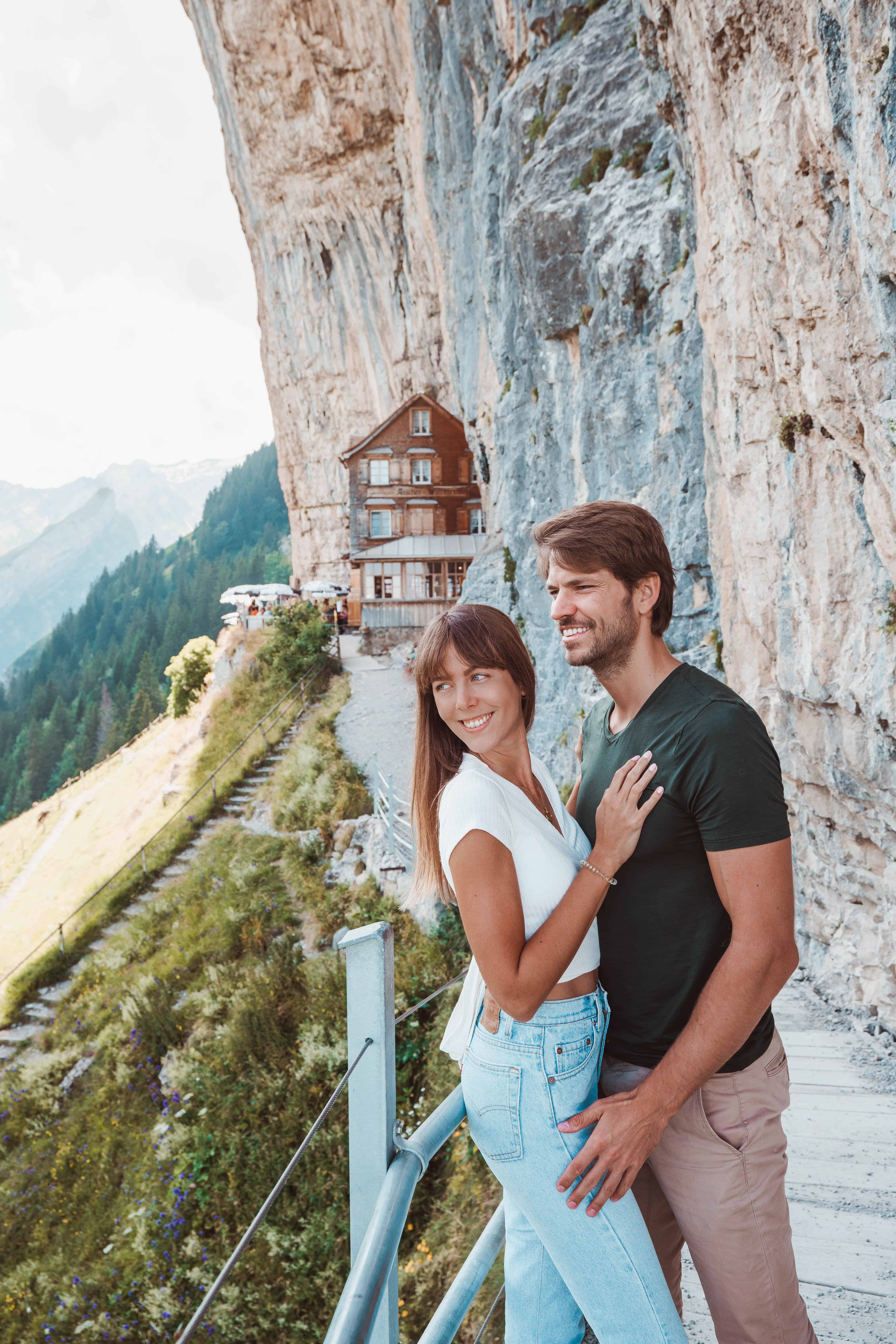 Switzerland Appenzell Aescher Couple