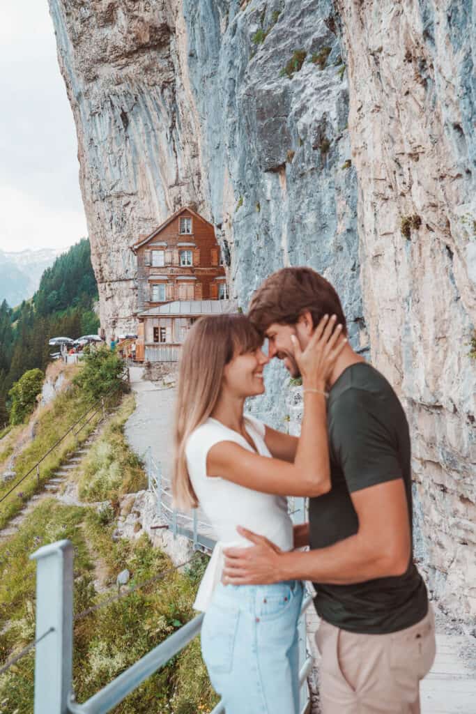 Switzerland Appenzell Aescher Couple