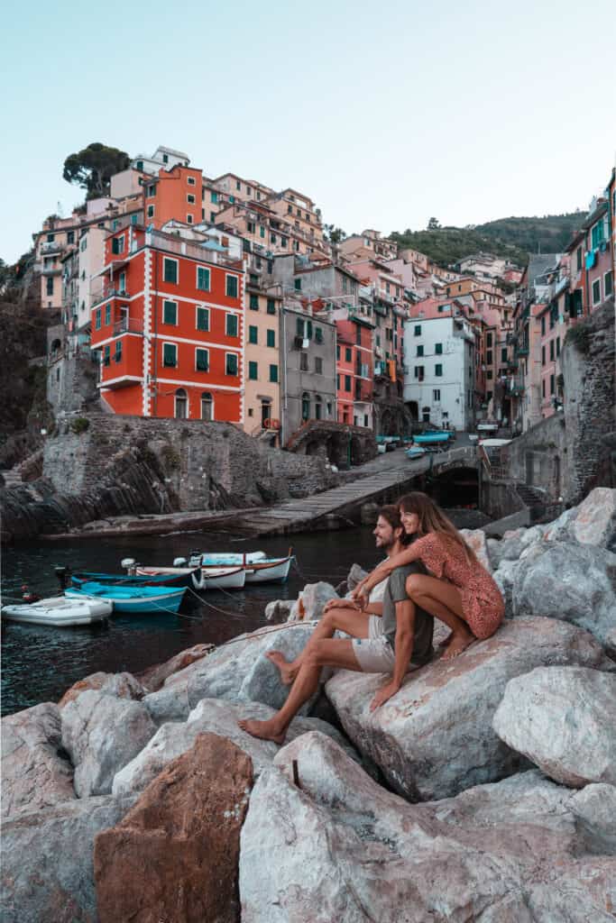 Northern Italy Road Trip - Cinque Terre Riomaggiore Couple