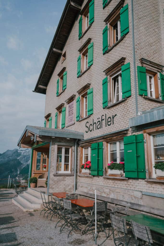 Switzerland Appenzell Berggasthaus Schaefler