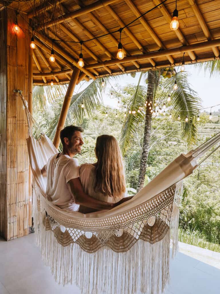 Bali Camaya Bamboo House Couple Hammock