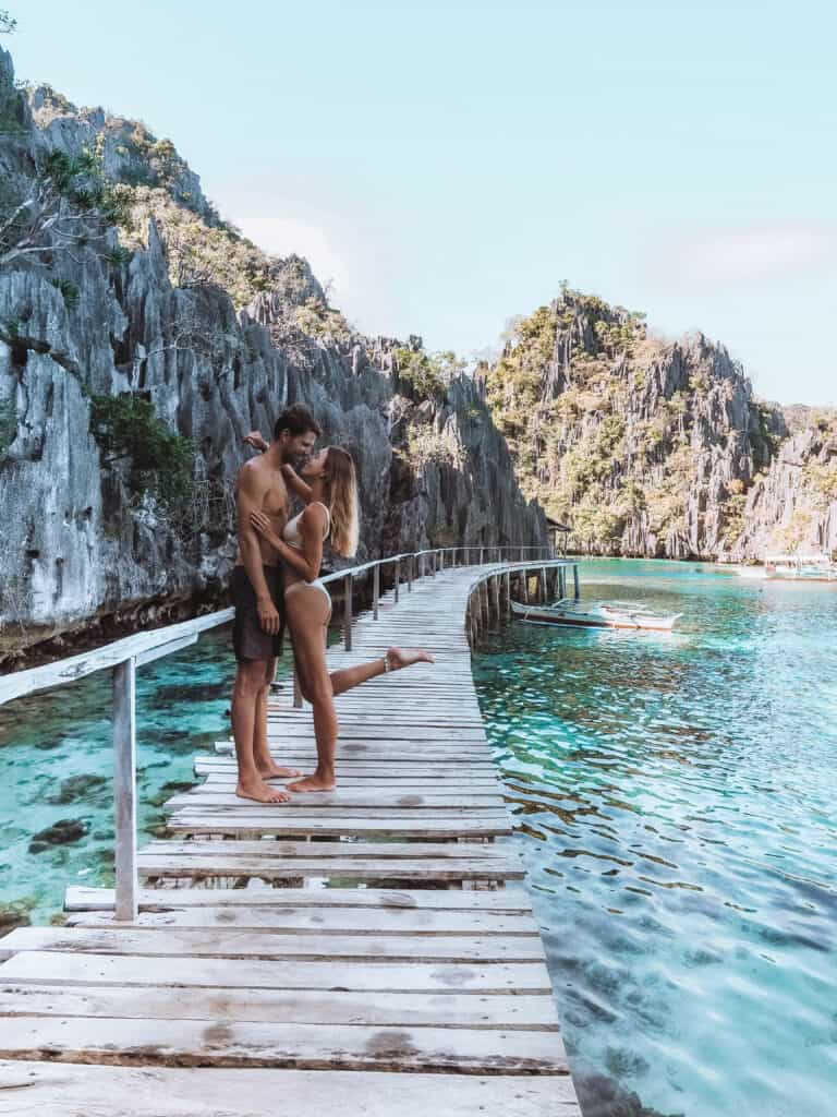 Coron Island Hopping Twin Lagoon Pier Couple