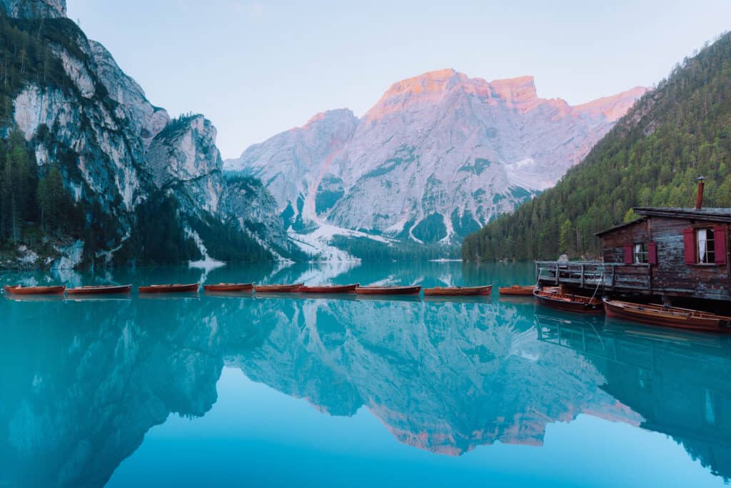 Lago di Braeis Dolomites Italy