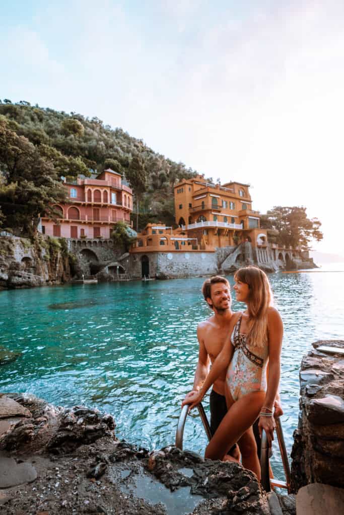 Italy Portofino Bay Couple