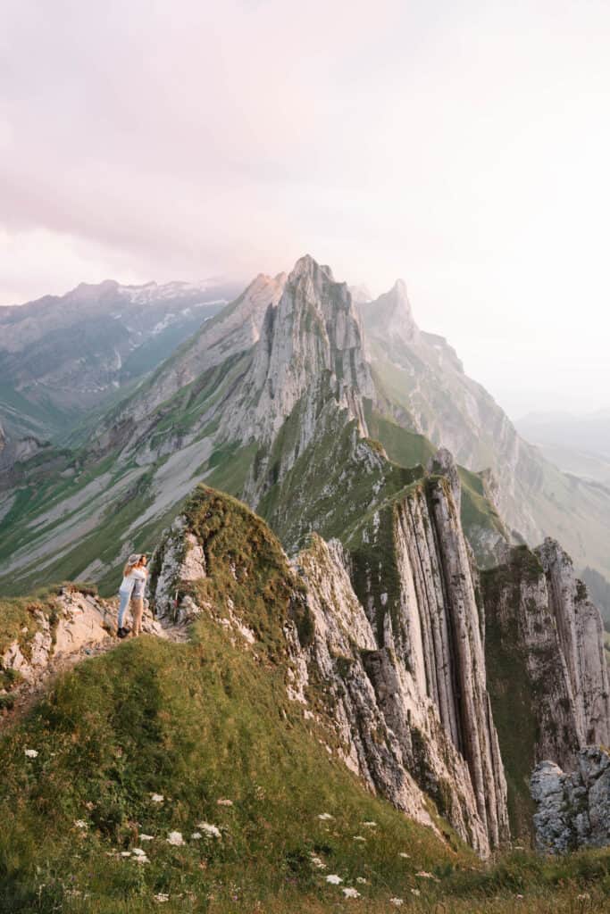 Switzerland Appenzell Schaefler Couple Sunset