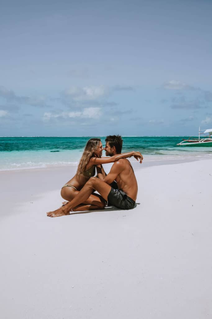 Philippines Siargao Guyam Island Beach Couple