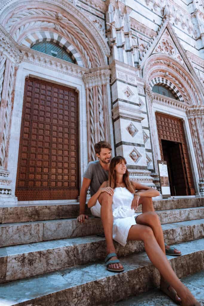 Tusscany Siena Couple Cathedral