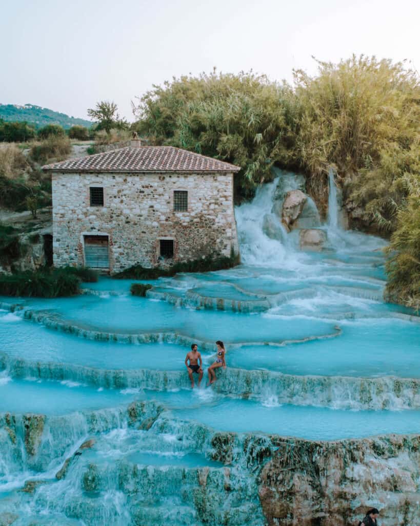 Tuscany Cascate del Mulino Couple