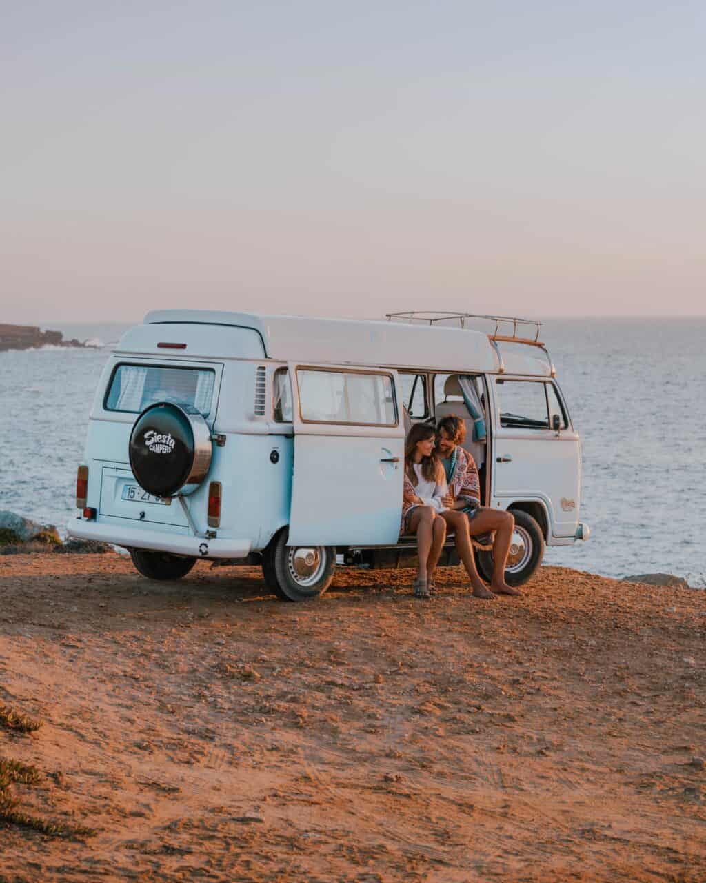 Minimalist living in a VW Bully T2