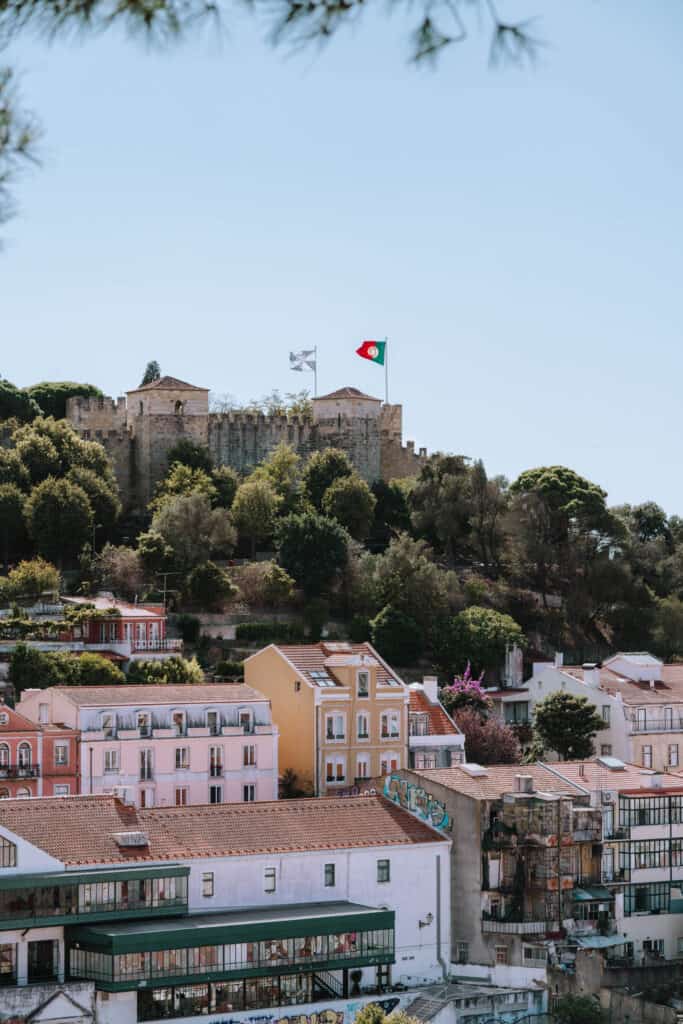 Lisbon Panoramic View Castle