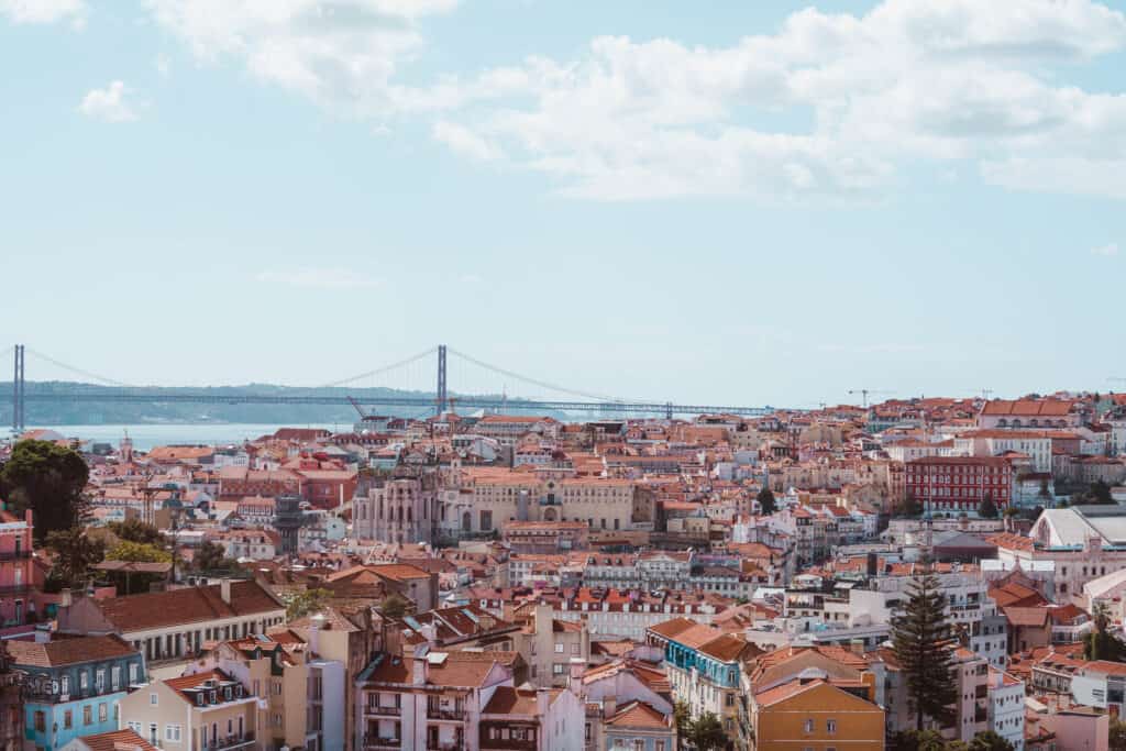 Lisbon Panoramic View Bridge