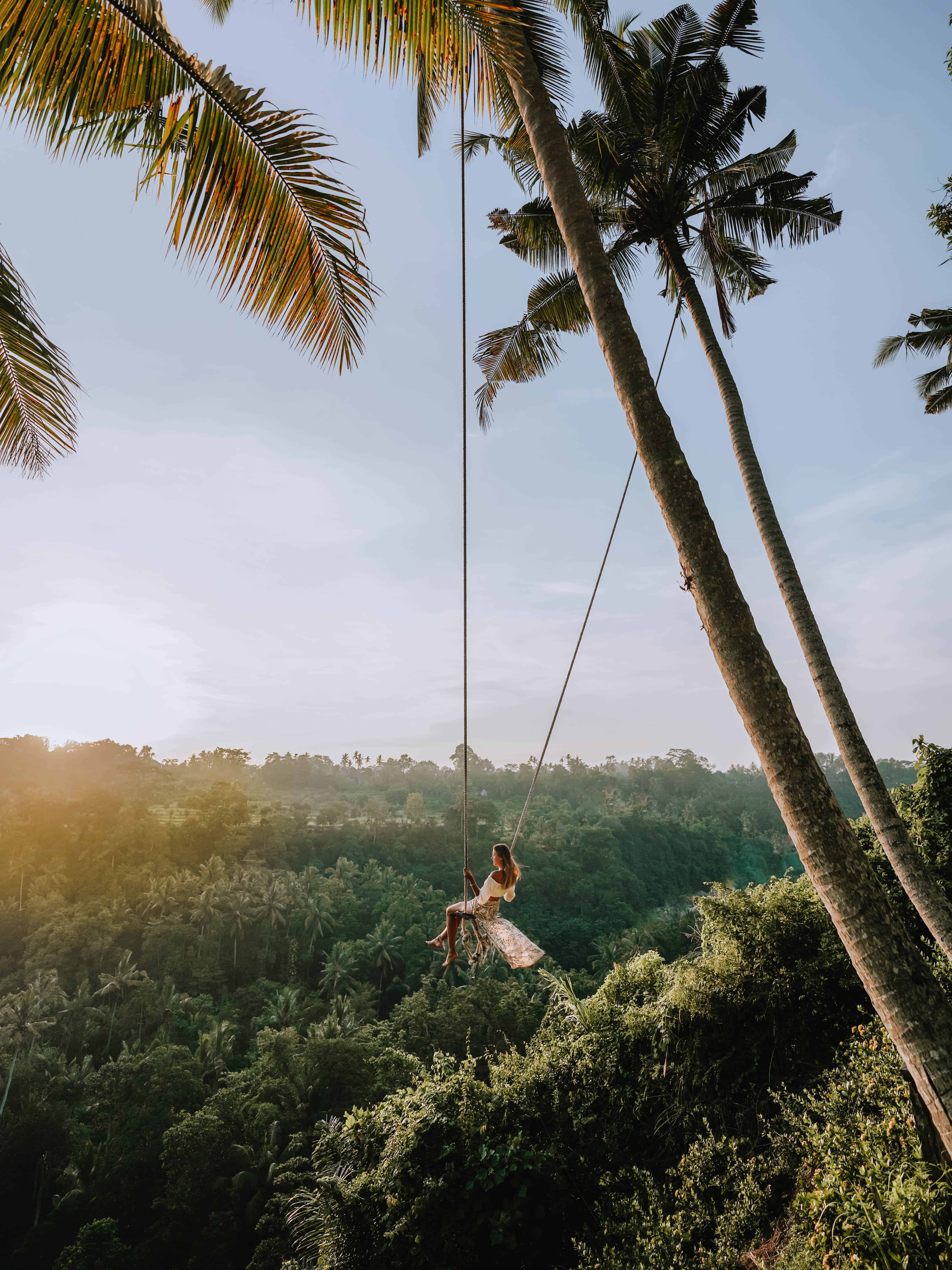 Bali Zen Hideaway Swing Woman